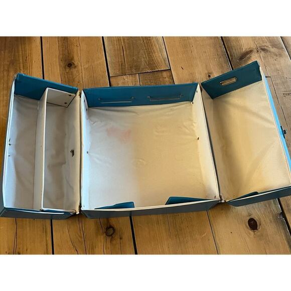 VTG Mattel 1964 Barbie & Skipper Carrying Case Doll Trunk. Blue. Read - Picture 2 of 10